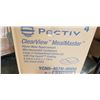 Image 2 : CASE OF PACTIV CLEARVIEW MEALMASTER MICROWAVEABLE CONTAINER WITH LARGE 2 COMPARTMENT DOME LID (252 C