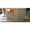 Image 1 : WORLD CENTRIC 8X8X3" CLAMSHELL-LEAF 3 COMPARTMENT TAKEOUT FOOT CONTAINER