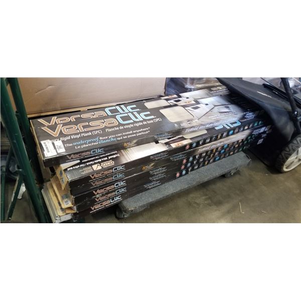 APPROX 154SQFT VERSACLIC XTRA RIDGID PLANK FLOORING, DEVONSHIRE OAK, 11 BOXES TOTAL