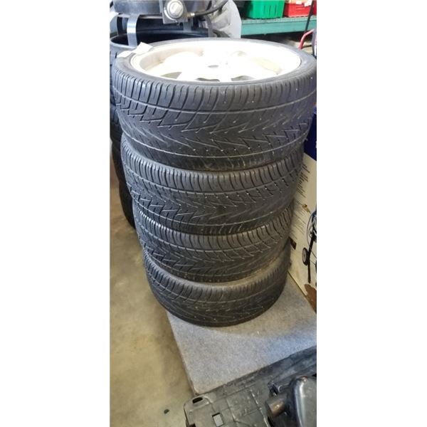 4 PROXES FZ4 CAR TIRES. 205/40 ZR17. MULTIBOLT PATTERN