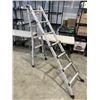 Image 4 : LITE ALUMINUM A FRAME ADJUSTABLE AND CONVERTIBLE LADDER