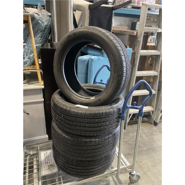 SET OF 4 MICHELIN PILOT 225/50/R17 TIRES