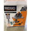 Image 1 : AS NEW RIDGID 9 GALLON 4.25HP SHOP VAC WITH ACCESSORIES