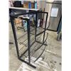 Image 2 : BLACK METAL 3 TIER COMMERCIAL SHELF
