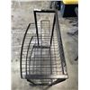 Image 4 : BLACK METAL 3 TIER COMMERCIAL SHELF