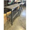 Image 3 : 2 METAL SHOP SHELVES