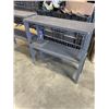 Image 4 : 2 METAL SHOP SHELVES