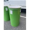 Image 2 : 2 FOODGRADE METAL DRUMS. 200 LITRE CAPACITY EACH