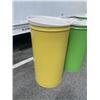 Image 2 : 2 FOODGRADE METAL DRUMS. 200 LITRE CAPACITY EACH