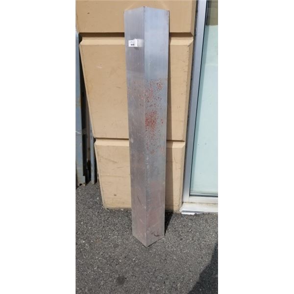 6" BY 6" ALUMINUM CORNER . 53" LONG.