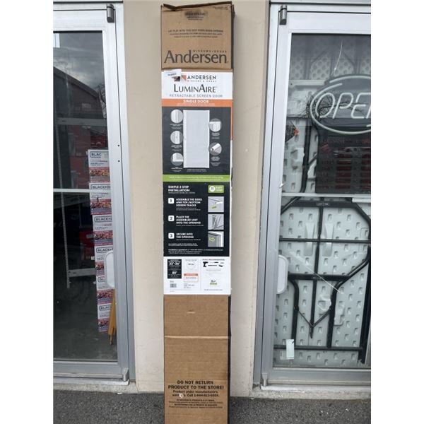 ANDERSEN LUMINAIRE RETRACTABLE SINGLE SCREEN DOOR