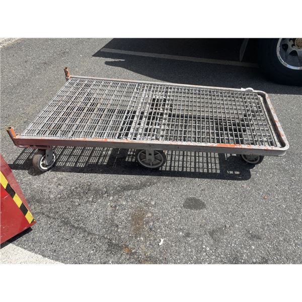 6 WHEEL ROLLING DOLLY. 5FT LONG