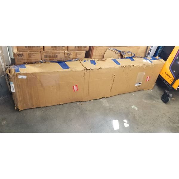 WACO 2 DOOR FLOATING TV STAND, WAYFAIR RETURN, TOP IS CRACKED