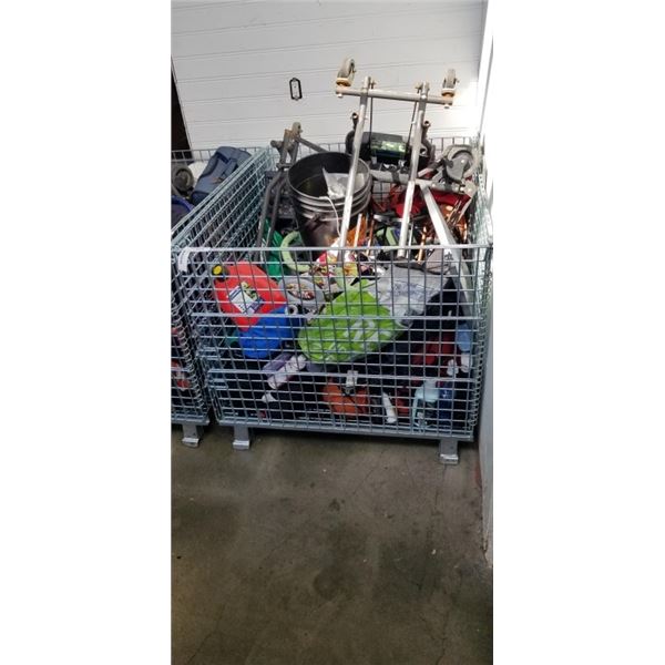 PALLET OF ASSORTED GOODS, CONTENTS OF REPOSESSSED VEHICLES, BIN NOT INCLUDED