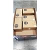 Image 1 : 5 NEW ASSORTED VANITY BRUSH STORAGE CONTAINERS