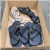 Image 1 : BOX OF SIZE 11 SUMMER FOOTWEAR