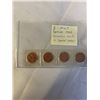 Image 2 : 6 MINT SEALED 1963 CANADIAN CENTS IN ORIGINAL SEALED PACK