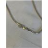 Image 2 : 925 STERLING SILVER SNAKE SKIN CHAIN NECKLACE SIZE 7