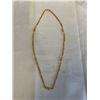 Image 1 : VINTAGE 18K GOLD PLATED NECKLACE 20" LENGTH