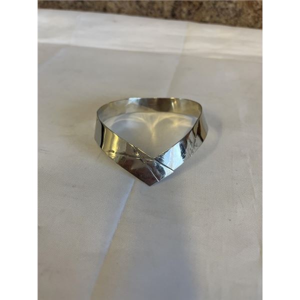 HAND MADE STERLING SILVER BANGLE MARKED CDM