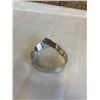 Image 2 : HAND MADE STERLING SILVER BANGLE MARKED CDM