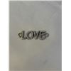 Image 3 : 4 STERLING SILVER HEART PENDANTS/ CHARMS AND 1 LOVE PENDANT