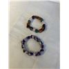 Image 1 : HEAVY LARGE NATURAL SEMI PRECIOUS STONES BEADS BRACELETS