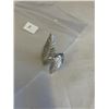 Image 1 : STERLING SILVER FEATHER RING, SIZE 6