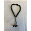 Image 1 : VINTAGE GENUINE GEM STONES BEADS BRACELET W/ TASSEL