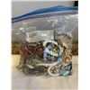 Image 1 : LARGE BAG OF VINTAGE JEWELRY AND PARTS