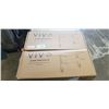 Image 1 : 2 VIVO WHITE ABOVE/BELOW CLAMP ON 24" DUAL SHELF