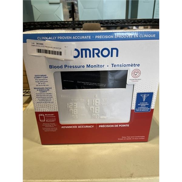 OMRON BLOOD PRESSURE MONITOR