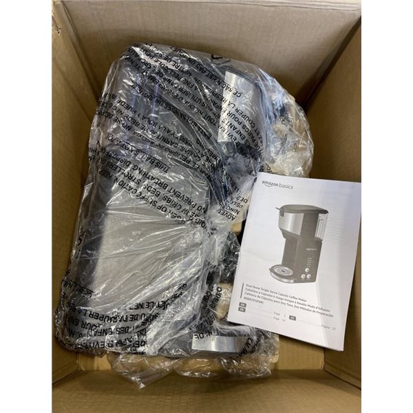 NEW AMAZON BASICS POD COFFEE MAKER