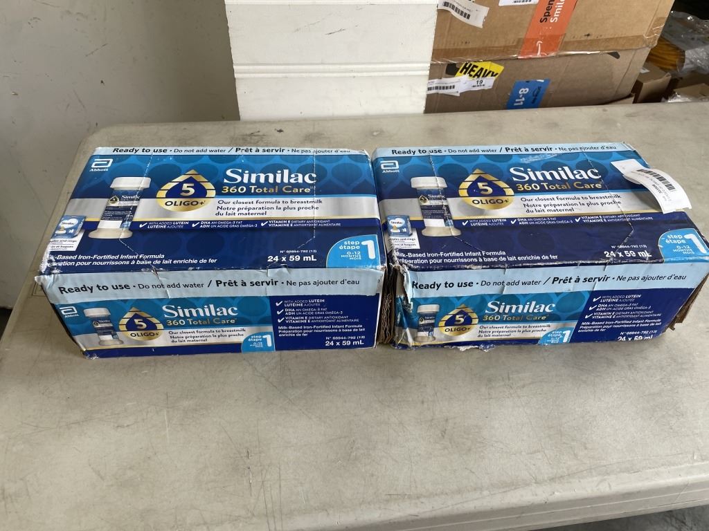 Similac Case 2 CASES OF SIMILAC 360 TOTAL CARE