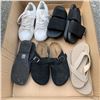 Image 1 : BOX OF SIZE 9 RUNNERS AND SUMMER FOOTWEAR