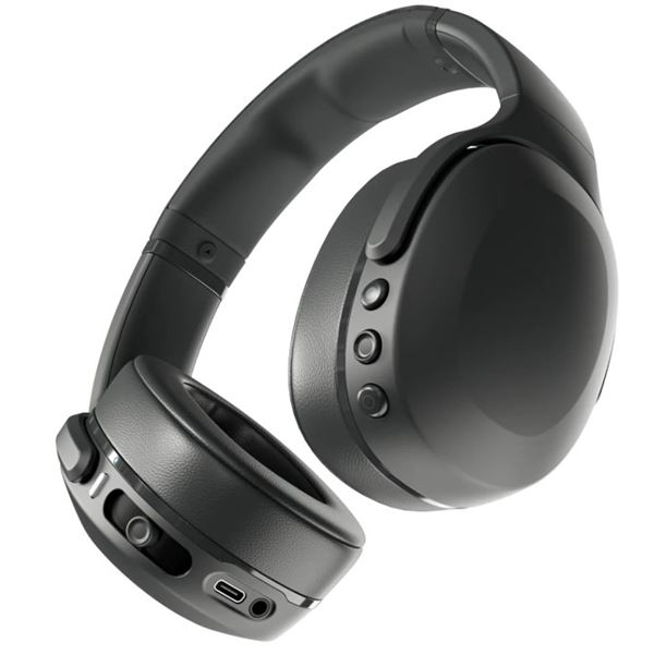SKULLCANDY CRUSHER EVO OVER-EAR SOUND ISOLATING BLUETOOTH HEADPHONES - TESTED WORKING