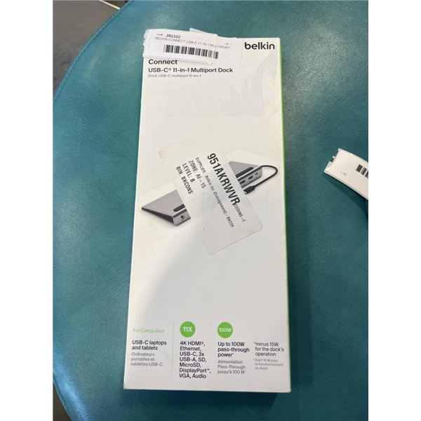 BELKIN CONNECT USB-C 11 IN 1 MULTIPORT DOCK