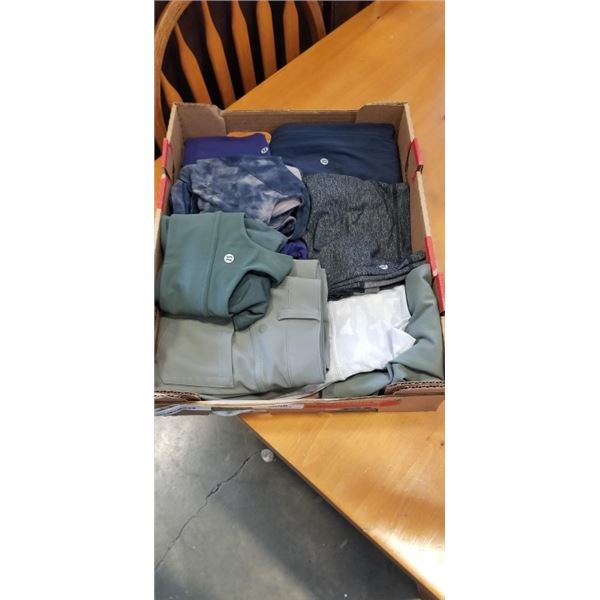 ASSORTED LULULEMON LADIES CLOTHING