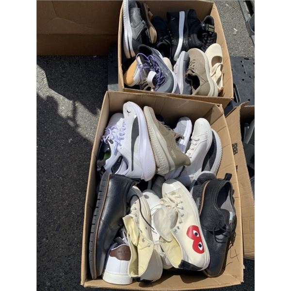 TWO BOXES OF VARIOUS SHOES