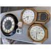 Image 1 : TOTE OF ASSORTED VINTAGE WALL CLOCKS