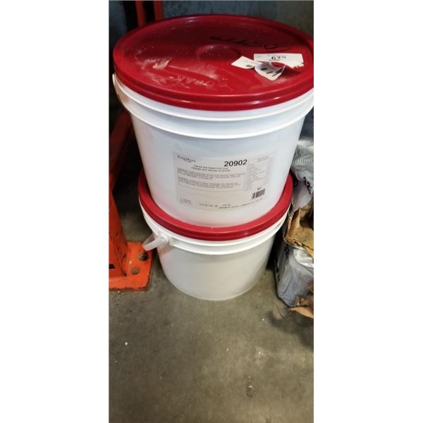 2 BUCKETS BAKEMARK DANISH AND SWEET ROLL ICING. 13.6 KG EACH