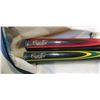 Image 2 : 2 POOL CUES IN CASE, 2PC UNITS, ONE NEEDS TIP TO BE REATTACHED