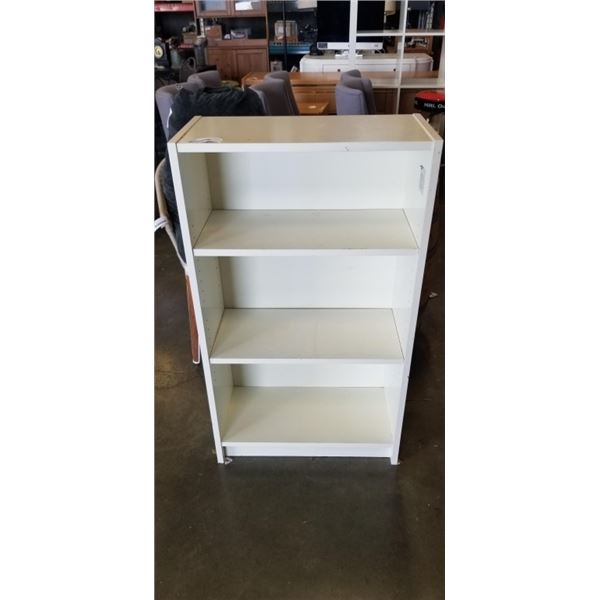 WHITE BOOKSHELF