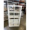 Image 1 : WHITE CUBICLE DISPLAY SHELF