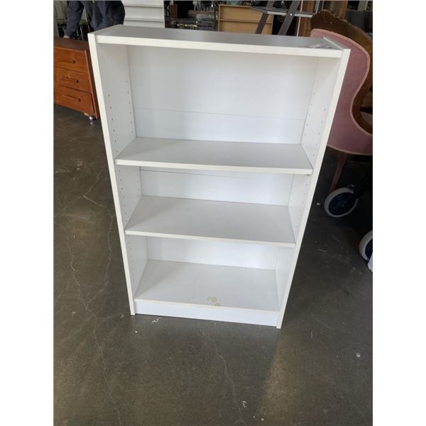 WHITE BOOKSHELF