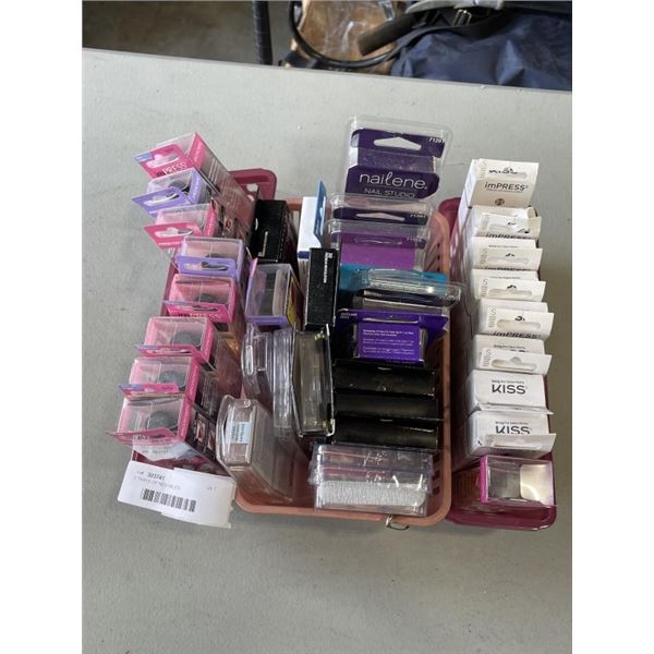 3 TRAYS OF NEW NAIL KITS