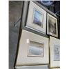 Image 2 : 4 VINTAGE FRAMED AND SIGNED WATERCOLOURS AND SKETCH