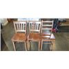 Image 1 : 3 VINTAGE MAPLE DINING CHAIRS