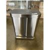 Image 1 : SIMPLEHUMAN DUAL COMPARTMENT TRASH CONTAINER. 52 LITRE
