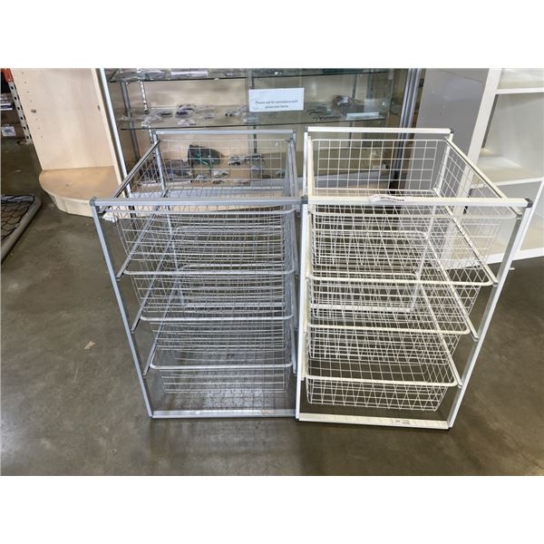 2 WIRE BASKET ORGANIZERS